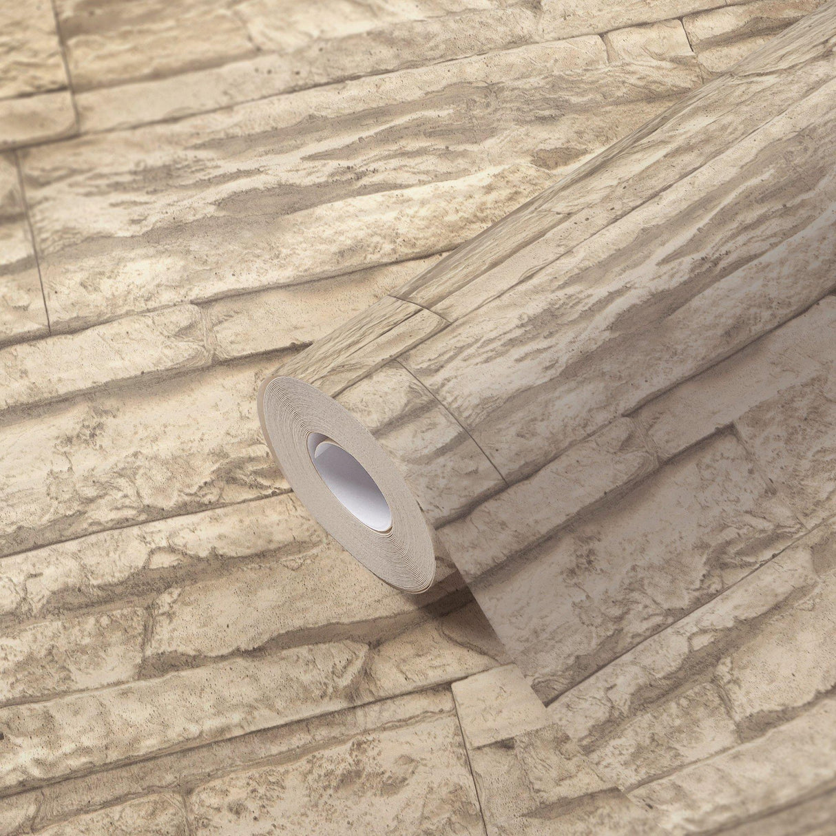 Galerie BB51152 The Bricks And More Graceful Granite Motif Beige Wallpaper BB51152 Beige Wallpaper