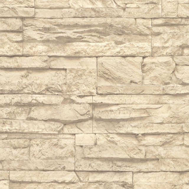 Galerie BB51152 The Bricks And More Graceful Granite Motif Beige Wallpaper BB51152 Beige Wallpaper