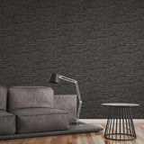 Galerie BB51153 The Bricks And More Graceful Granite Motif Silver Grey Wallpaper BB51153 Silver Grey Wallpaper