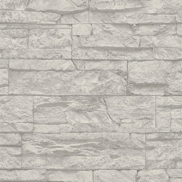 Galerie BB51154 The Bricks And More Graceful Granite Motif Silver Grey Wallpaper BB51154 Silver Grey Wallpaper