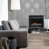 Galerie CM2483 Lustre Damask Silver Grey Wallpaper CM2483 Silver Grey Wallpaper