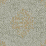 Galerie CM2486 Lustre Damask Rose Gold Wallpaper CM2486 Rose Gold Wallpaper