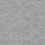 Galerie DWP0246-03 Emporium Aged Quatrefoil Silver Grey Wallpaper DWP0246-03 Silver Grey Wallpaper