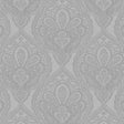 Galerie DWP0247-03 Emporium Mehndi Damask Silver Grey Wallpaper DWP0247-03 Silver Grey Wallpaper