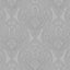 Galerie DWP0247-03 Emporium Mehndi Damask Silver Grey Wallpaper DWP0247-03 Silver Grey Wallpaper