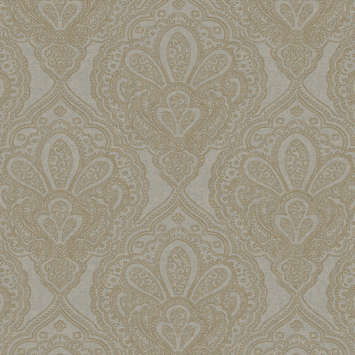 Galerie DWP0247-06 Emporium Mehndi Damask Gold Wallpaper DWP0247-06 Gold Wallpaper