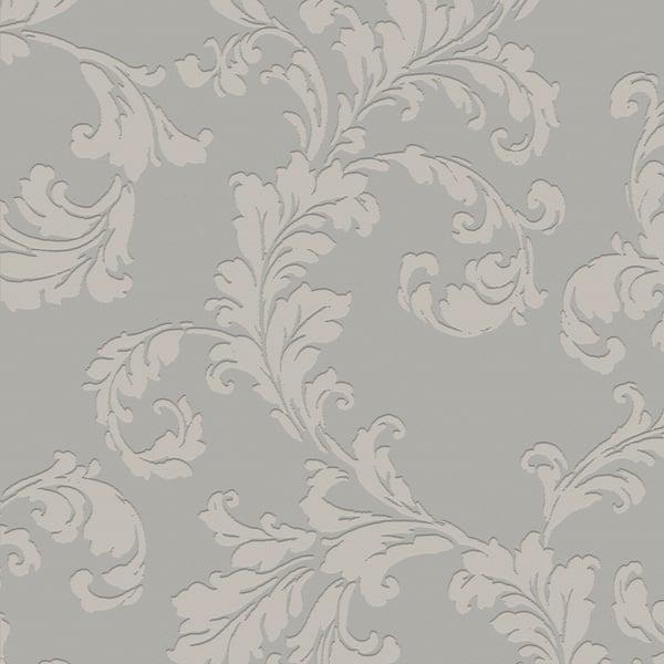 Galerie DWP0250-03 Acanthus trail Silver Grey Wallpaper