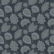 Galerie DWP0351-06 Elegance Flower Fan Blue Wallpaper DWP0351-06 Blue Wallpaper
