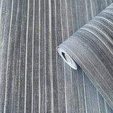 Galerie DWP0352-05 Elegance Vertical Stripe Blue Wallpaper DWP0352-05 Blue Wallpaper
