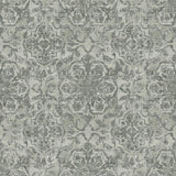 Galerie DWP0353-04 Floral Stripe Green Wallpaper