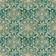 Galerie DWP0353-05 Elegance Floral Stripe Green Wallpaper DWP0353-05 Green Wallpaper