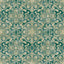 Galerie DWP0353-05 Elegance Floral Stripe Green Wallpaper DWP0353-05 Green Wallpaper