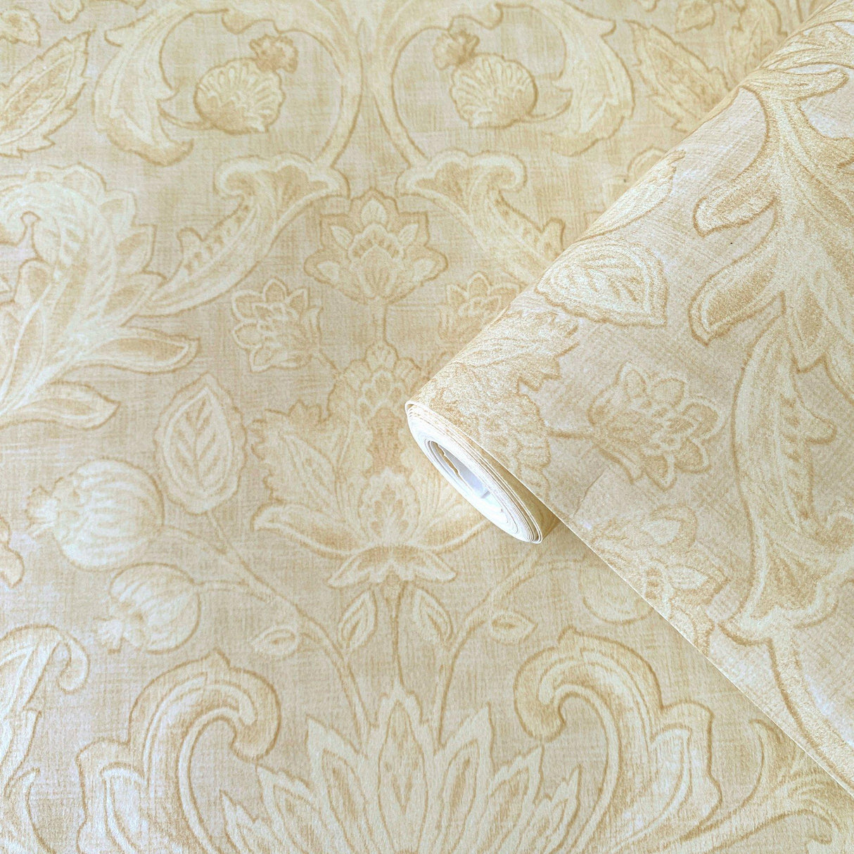 Galerie DWP0354-03 Elegance Damask Beige Wallpaper DWP0354-03 Beige Wallpaper