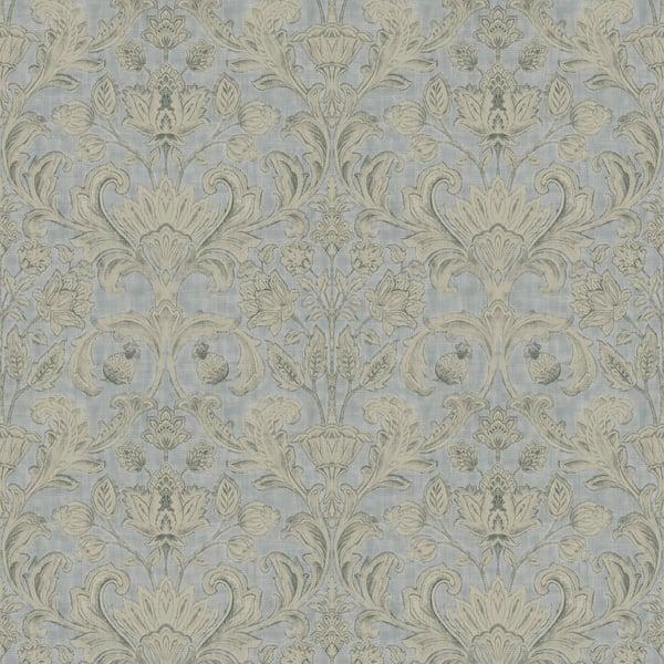 Galerie DWP0354-04 Damask Silver Grey Wallpaper