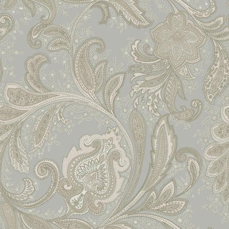Galerie DWP0355-04 Paisley Silver Grey Wallpaper