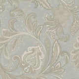 Galerie DWP0355-04 Elegance Paisley Silver Grey Wallpaper DWP0355-04 Silver Grey Wallpaper