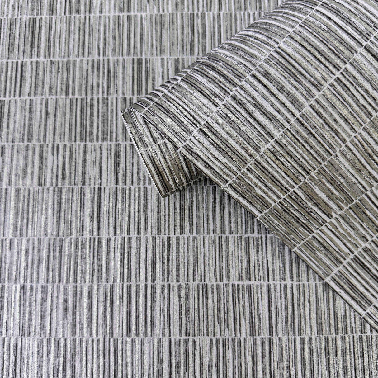 Galerie DWP0362-07 Zen Bamboo Screen Silver Grey Wallpaper DWP0362-07 Silver Grey Wallpaper