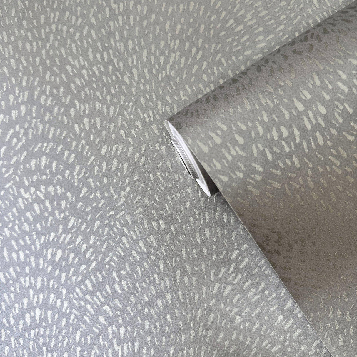 Galerie DWP0363-07 Zen Fan Fleck Silver Grey Wallpaper DWP0363-07 Silver Grey Wallpaper