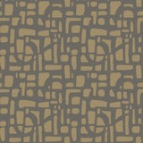 Galerie DWP0364-03 Zen Chunky Geo Gold Wallpaper DWP0364-03 Gold Wallpaper