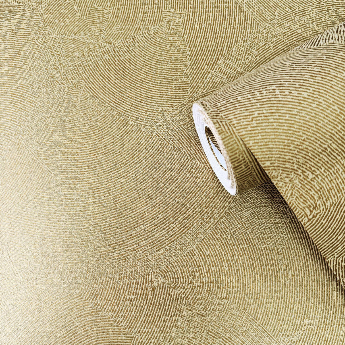 Galerie DWP0366-04 Zen Plaster Fan Gold Wallpaper DWP0366-04 Gold Wallpaper