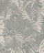 Galerie EN3330214 Eden Metallic Jungle Leaves Silver Grey Wallpaper EN3330214 Silver Grey Wallpaper