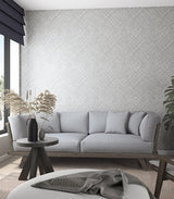 Galerie EN3331414 Eden Rattan Silver Grey Wallpaper EN3331414 Silver Grey Wallpaper
