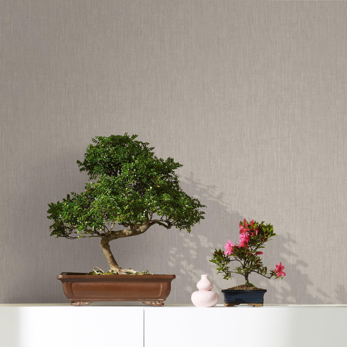Galerie EN3332914 Eden Linen Silver Grey Wallpaper EN3332914 Silver Grey Wallpaper
