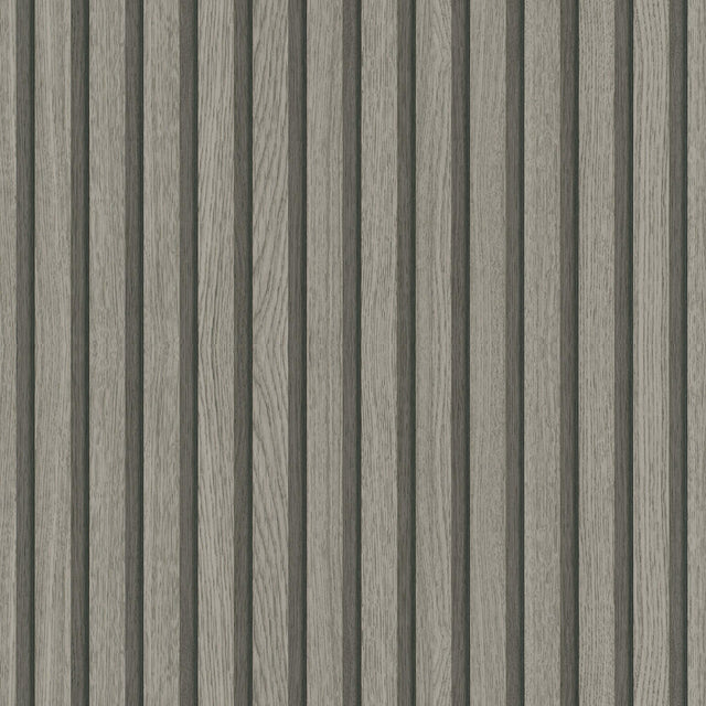 Galerie EN3395914 Eden Wood Stripe Silver Grey Wallpaper EN3395914 Silver Grey Wallpaper