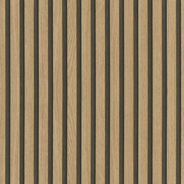 Galerie EN3396014 Wood Stripe Bronze Brown Wallpaper