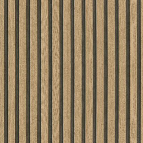 Galerie EN3396014 Wood Stripe Bronze Brown Wallpaper
