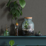 Galerie EN3396714 Eden Linen Silver Grey Wallpaper EN3396714 Silver Grey Wallpaper