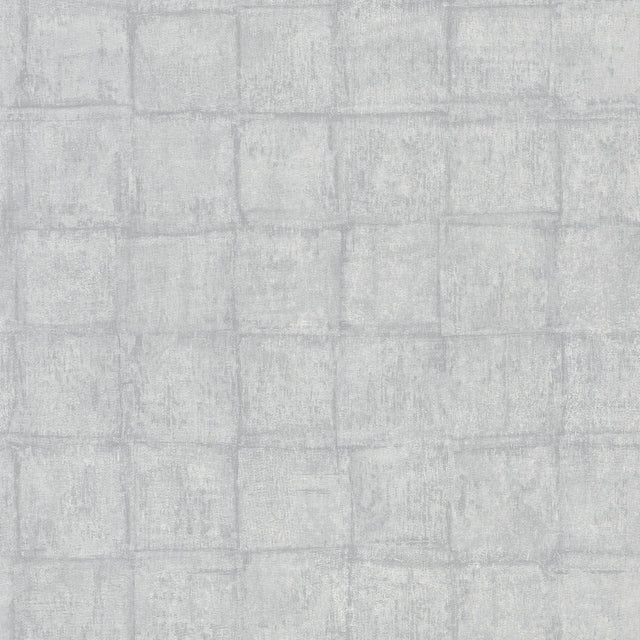 Galerie EN3397114 Eden Tile Silver Grey Wallpaper EN3397114 Silver Grey Wallpaper
