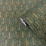 Galerie F-VL6006 Lustre Geo Arch Gold Wallpaper F-VL6006 Gold Wallpaper
