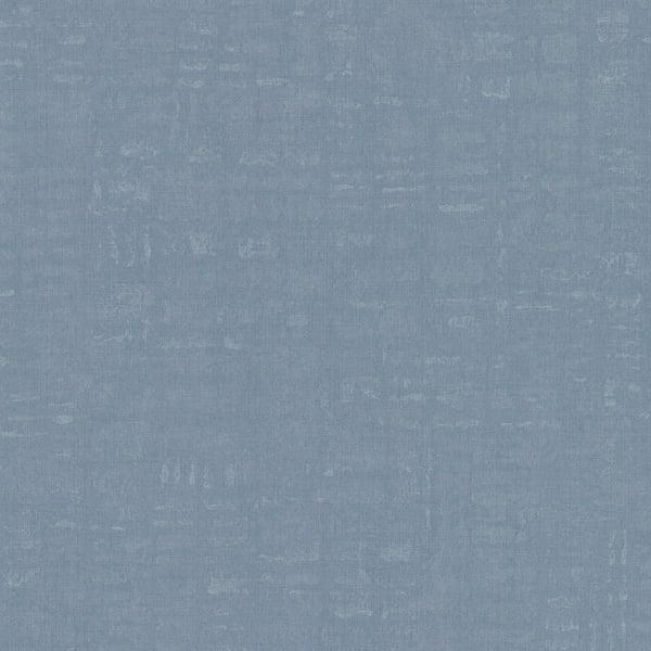 Galerie FS72037 Linen Effect Textured Blue Wallpaper
