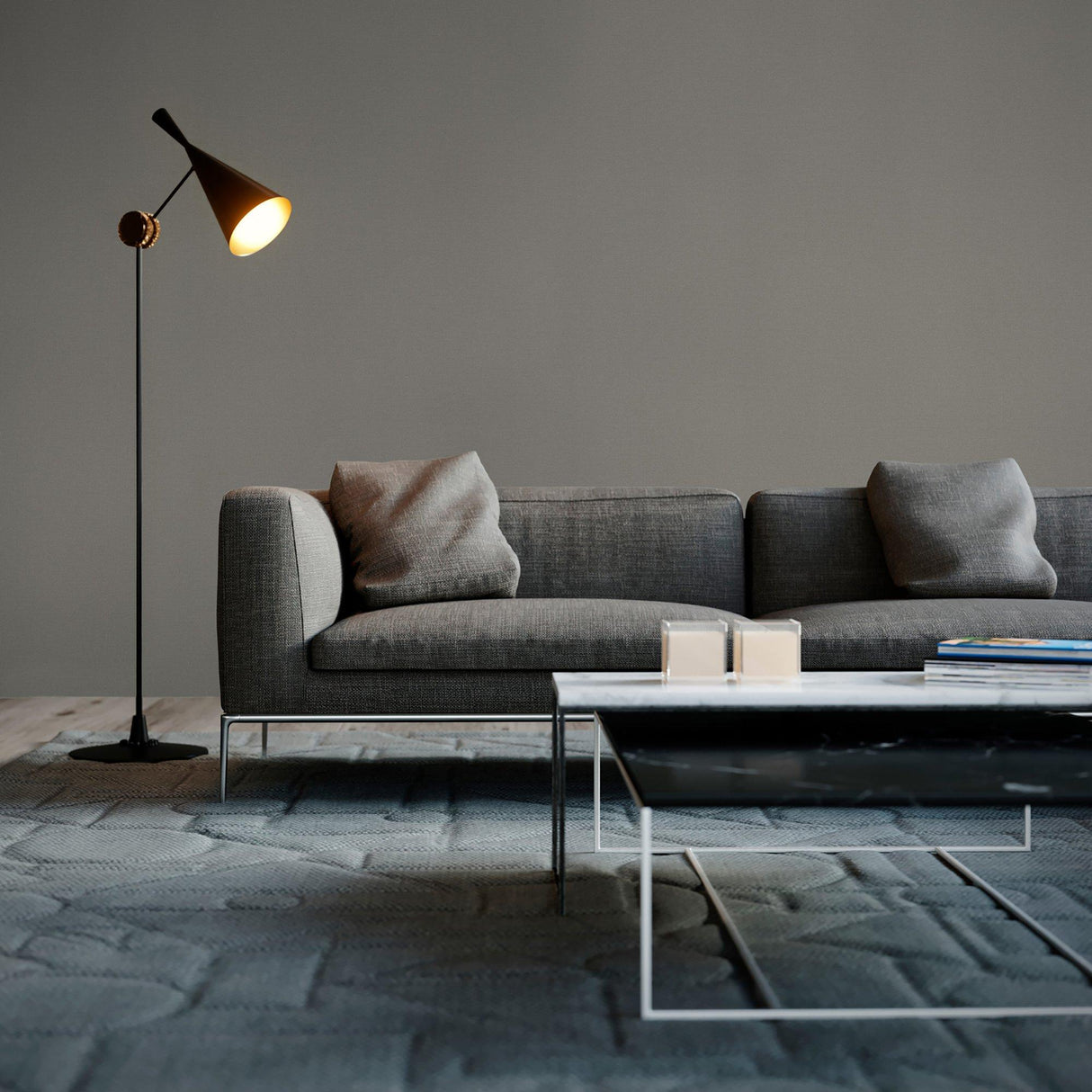 Galerie FS72044 Fusion Hessian Effect Textured Silver Grey Wallpaper FS72044 Silver Grey Wallpaper