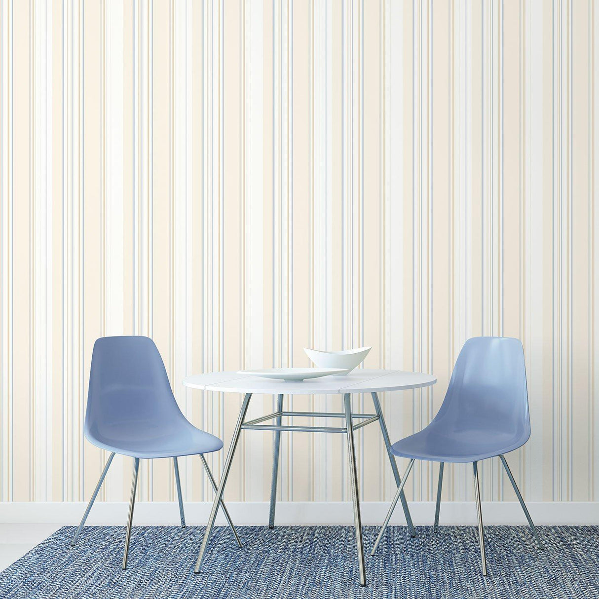 Galerie G12101 Kitchen Recipes Stripe Beige Wallpaper G12101 Beige Wallpaper