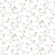 Galerie G12262 Floral White Wallpaper