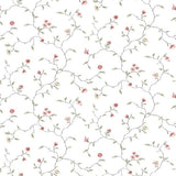 Galerie G12262 Floral White Wallpaper