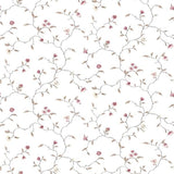 Galerie G12264 Floral White Wallpaper