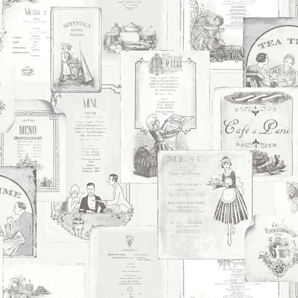Galerie G12286 Novelty Silver Grey Wallpaper