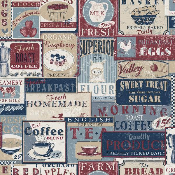 Galerie G12299 Novelty Blue Wallpaper