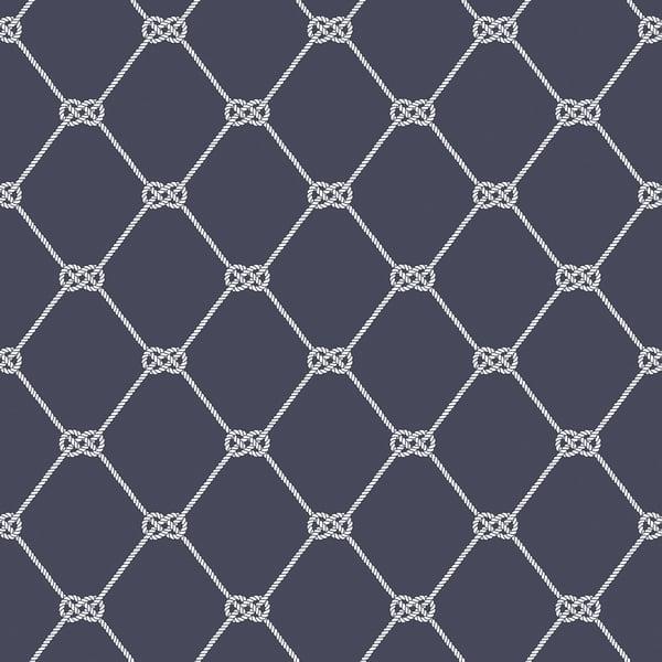 Galerie G23346 Nautical Rope Blue Wallpaper