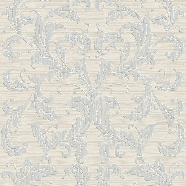 Galerie G34112 Nordic Elements Damask Silver Grey Wallpaper G34112 Silver Grey Wallpaper