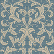 Galerie G34111 Nordic Elements Damask Blue Wallpaper G34111 Blue Wallpaper