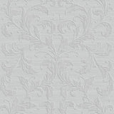 Galerie G34115 Damask Silver Grey Wallpaper
