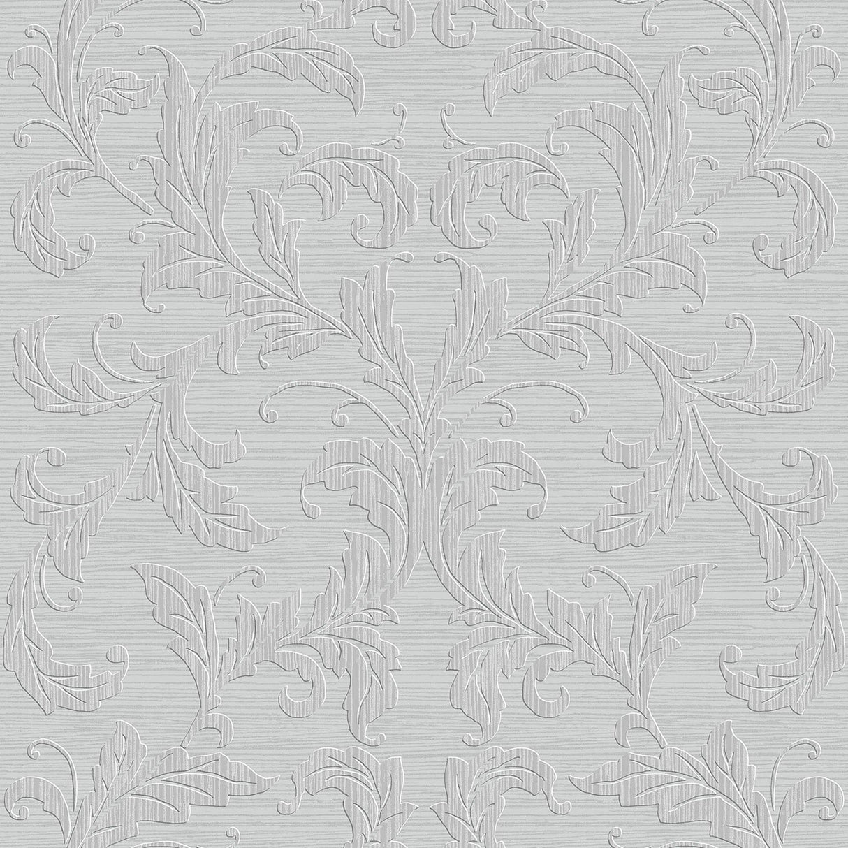 Galerie G34115 Nordic Elements Damask Silver Grey Wallpaper G34115 Silver Grey Wallpaper