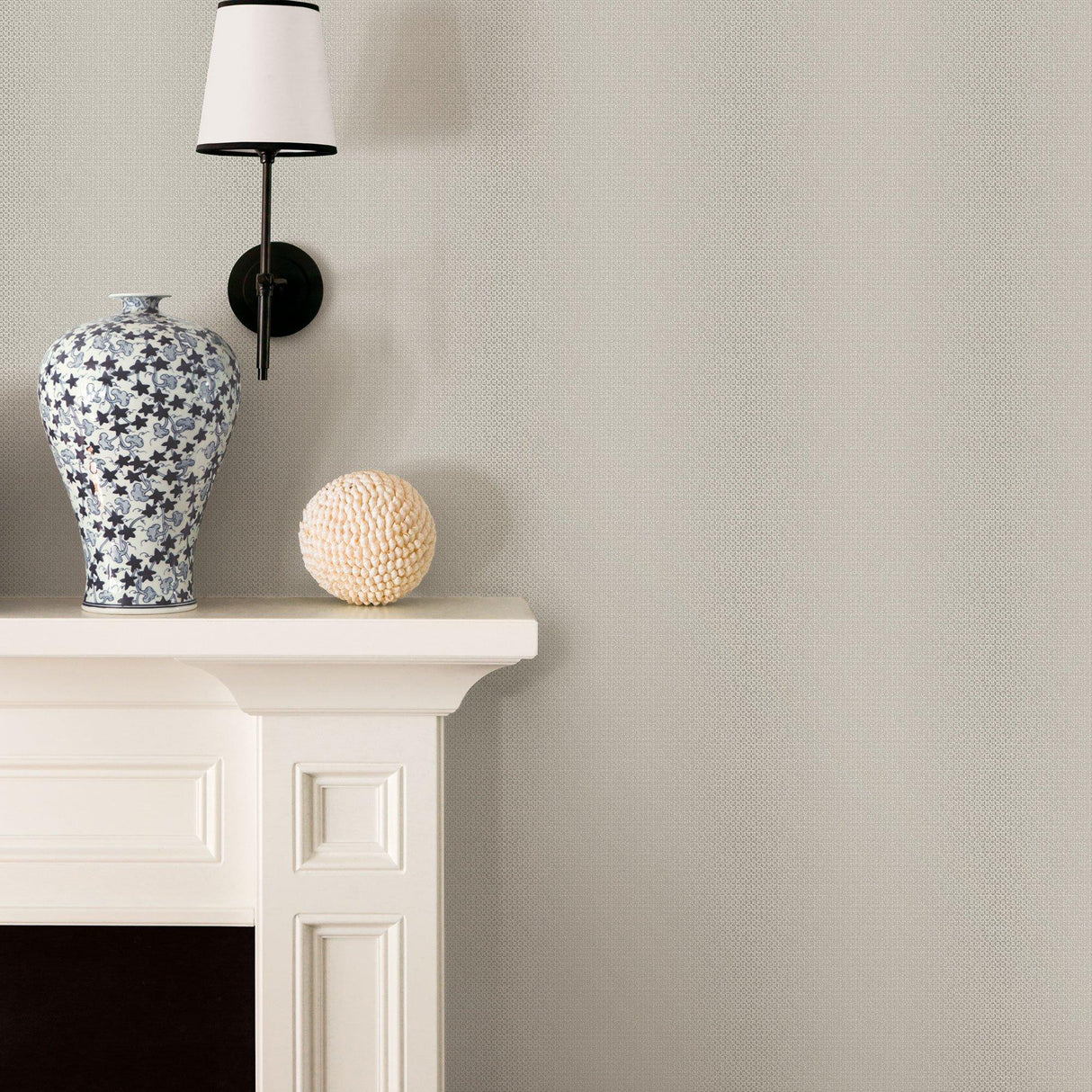 Galerie G34125 Nordic Elements Plain Texture Silver Grey Wallpaper G34125 Silver Grey Wallpaper