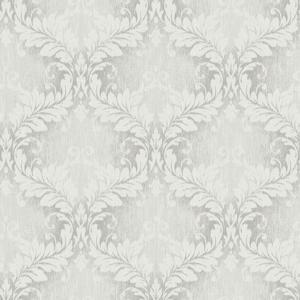 Galerie G34133 Nordic Elements Damask Silver Grey Wallpaper G34133 Silver Grey Wallpaper