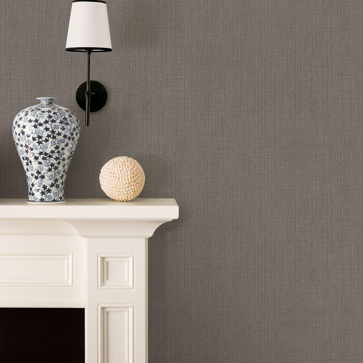 Galerie G34139 Nordic Elements Plain Texture Bronze Brown Wallpaper G34139 Bronze Brown Wallpaper