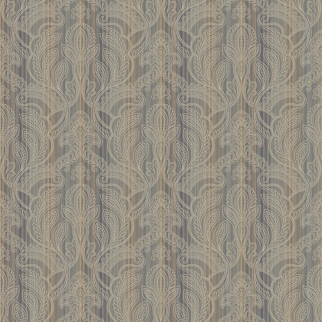 Galerie G34145 Nordic Elements Damask Bronze Brown Wallpaper G34145 Bronze Brown Wallpaper